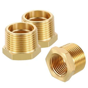 3 Pack Male to FeMale Adapters, 3/4" Male NPT x 1/2" FeMale NPT - Imagen 1 de 8
