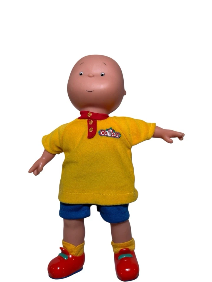 PBS Kids Classic Caillou 14-inch Vinyl Doll, Soft Body, 2012 - Image 1 of 3