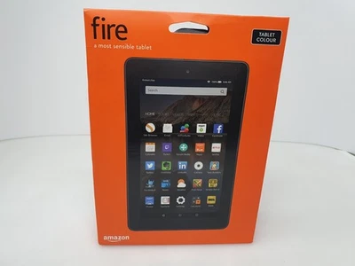 Amazon Kindle Fire 7 Tablet 8GB, Wi-Fi, 7in - Black 5th Generation New - Image 1 of 4