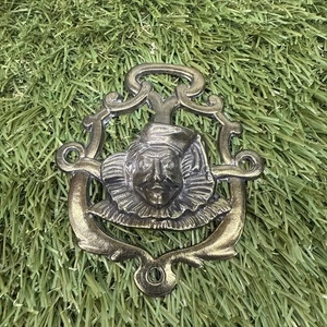 Vintage Pierrot Narr Clown Joker Pferd Messing Tack Messing Pferdegeschirr  - Bild 1 von 5