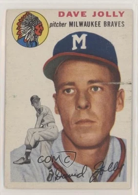 1954 Topps Dave Jolly #188 Rookie RC - Image 1 of 2