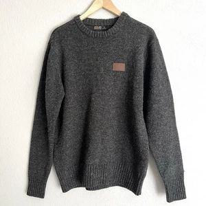 Suéter de lana Back country New Zealand para hombre talla pequeña gris - Imagen 1 de 7