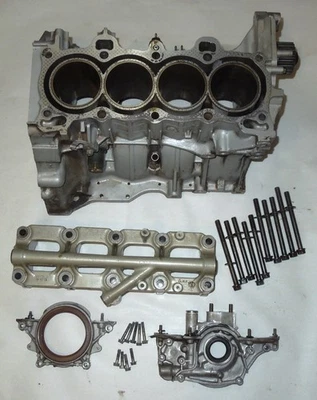 88 89 90 91 Honda Civic y CRX D16 1.6 OEM D16A6 bloque de motor desnudo con faja 124 k Foto 1 de 4