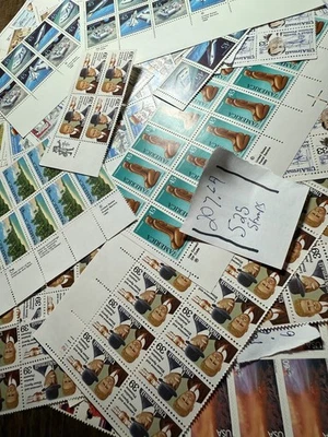 LOTE DE 525 SELLOS POR CORREO AÉREO FV-$200+ INDIVIDUALES, BLOQUES, MEDIAS PÁGINAS! ¡TODO COMO NUEVO! LQQK! Foto 1 de 4