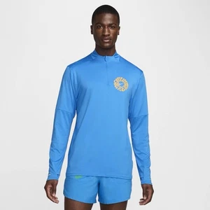 Camiseta para correr Nike Run Energy Dri-FIT 1/4 cremallera UV azul mediana FV9608-435 para hombre - Imagen 1 de 7