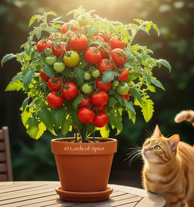 Tiny Tom Tomato Seeds - COMPACT - Productive - Dwarf Tomato Seeds - USA - Picture 1 of 10