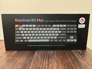 Keychron K1 Max Wireless Mechanical Keyboard JIS Red switch Used - Picture 1 of 5