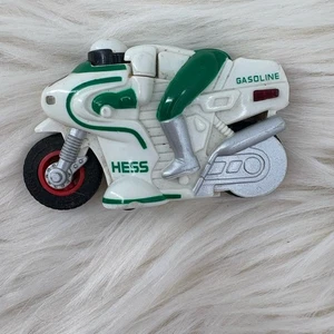 1998 Hess Benzin Mini Motorrad 2 1/2" grün/weiß - Bild 1 von 3