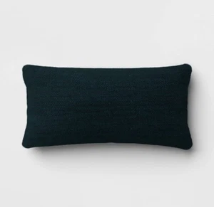 Soglia Variegata Cuscino Lombare da Esterno Lancio - Dark Teal - 10”x 20” NUOVO - Foto 1 di 6