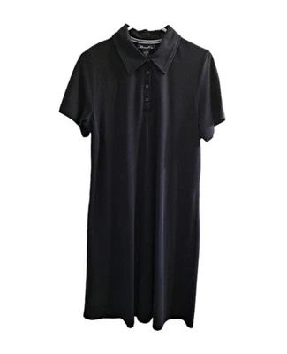 Women's Denim & Company Navy Blue Polo Dress Size Large - Image 1 of 3