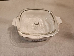 Vintage Corning Ware Blue Cornflower. P-1-B 1QT Casserole Dish w/ Lid LOOK!!! - Picture 1 of 11