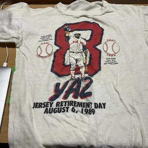 Yastrezemski Retirement Day Tee Shirt August 6, 1989. - Picture 1 of 8