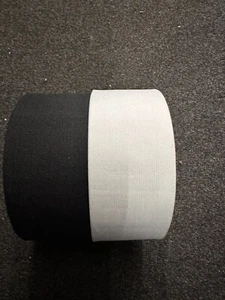 25 METER 3 ZOLL / 75 MM GUTE QUALITÄT GESTRICKT ELASTISCH WEISS BILLIG AUF EBAY - Bild 1 von 3