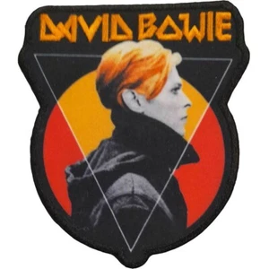 DAVID BOWIE Iron-On Standard Patch: TRIANGLE: Official Licenced Merch fan gift - Imagen 1 de 1