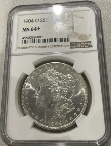 1904 O Morgan Dollar NGC MS 64+ Cover