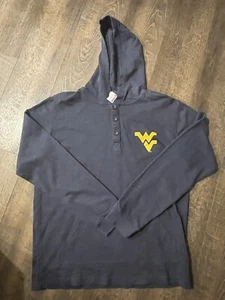 NWT West Virginia Mountaineers Knights Apparel Pullover Soft Hoodie Men’s Sz L - Picture 1 of 6