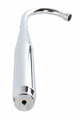 Auspuffanlage 90cm Auspuff und Krümmer 36mm Chrom Zündapp C50 CS50 GTS50 KS50 - Bild 1 von 4
