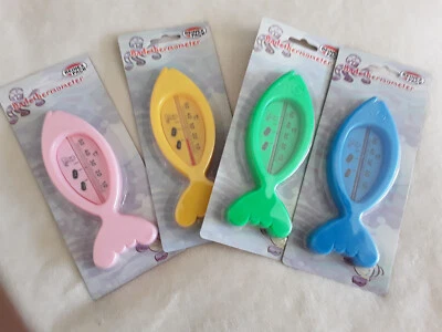 Badethermometer Fisch Babythermometer Badewannenthermometer +versch. Farben +C+ - Bild 1 von 3