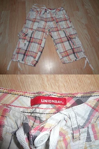 Youth Girls Union Bay Sz 8 Reg Crop Plaid Pants (A) - Picture 1 of 1