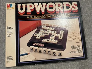 Vintage Milton Bradley (1983) Upwords 3-Dimensional Word Game - Complete - Picture 1 of 8