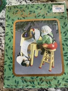 Santa's Helper Christmas Ornament Eckerd Holiday Classics Michael Kathy 1999. - Picture 1 of 4