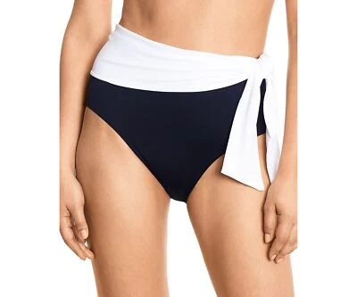 Lauren Ralph Lauren Bel Air High-Waist Bikini Bottom Swimwear Size (US14) - Image 1 of 2