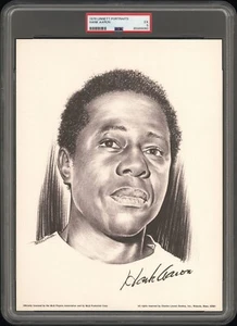 1976 Linnett Portraits Hank Aaron PSA 5 Pop 1 - Bild 1 von 2