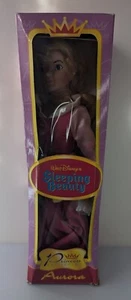 Vintage Walt Disney Sleeping Beauty Porcelain Doll 1991 Used Damaged Box - Picture 1 of 7