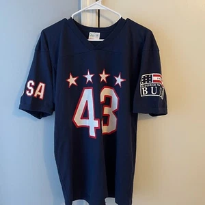G. W. BUSH 43 Football Jersey Adult Large Red White & Blue Gator Athletics USA - Picture 1 of 8