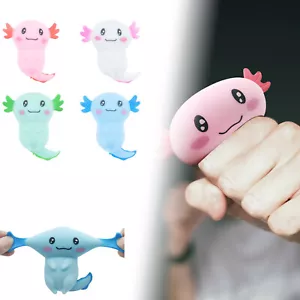 4X Axolotl Sensory Fidget Toy Stress Relief Squeeze Salamander Stress Ball Gift - Picture 1 of 8