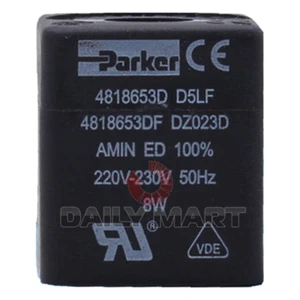 New In Box PARKER 4818653D D5LF Solenoid Valve Coil 220-230V 8W - Picture 1 of 3