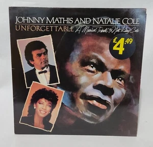 Johnny Mathis, Natalie Cole - Unforgettable: Nat King Cole - Music Vinyl Record - Picture 1 of 4
