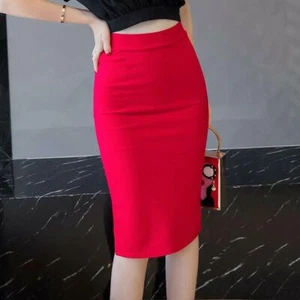 Sexy Women Pencil Skirt High Waist Bodycon Occident Party Slim Casual Half Dress - Picture 1 of 12