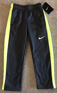 Nike Anthra/Volt Therma-Fit Atletic Pants For A Boy In Size 4t NWT