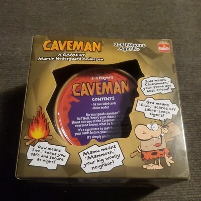 Caveman The Grunt 'n' Go Card Game 2-5 Players - Simply Prehysterical! [NEW] - Image 1 of 4