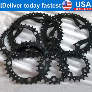 Anillos de cadena de bicicleta 22t 24t 32t 42t 44t 64/104BCD simples/dobles/triples para Shimano - Imagen 1 de 24