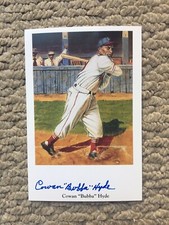Negro Leagues Cowan Bubba Hyde D 2004  Autographed Ron Lewis Series 1  Nr Mint