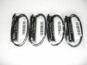4x SATA3 Kabel 55cm - 6GB/s - mit Clip - neu