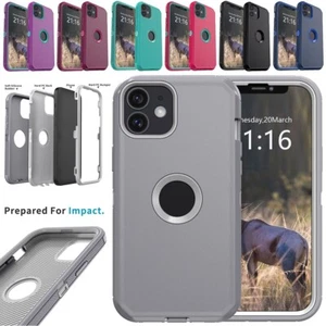 Funda de goma resistente a prueba de golpes 3 en 1 capas para Apple iPhone 11/Pro/Pro Max - Imagen 1 de 90