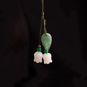 Phone Charm Glaze Orchids Pendant Keychain Phone Chain Strap Lanyard - Zdjęcie 1 z 7