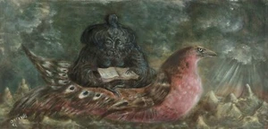 LEONOR CARRINGTON Poster or Canvas Print "UNTITLED" - Picture 1 of 1