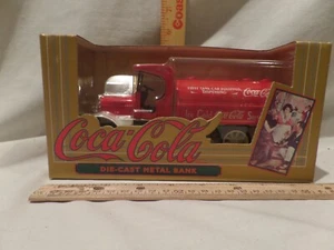 Coca Cola 1925 Kenworth tanker Truck Bank Die Cast Metal Ertl 1994 #B398 - Picture 1 of 8