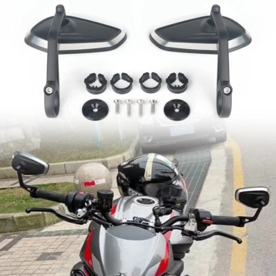 Street Triple S 765 765RS 765R Handlebar Rearview Bar End Mirror For Rocket 3  - Image 1 of 4