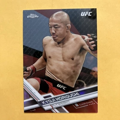 2017 Topps Chrome UFC  RED Refractor #3/5 Kyoji Horiguchi #49 - Image 1 of 3