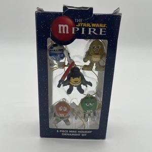 Star Wars M&M Mpire 5 Piece Mini Holiday Ornament Set - Picture 1 of 3
