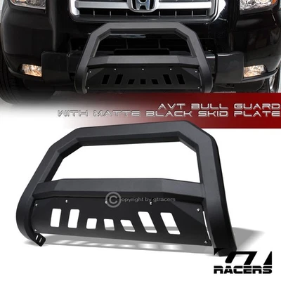 Protector de rejilla de parachoques AVT Edge Bull Bar negro mate piloto/ridgeline 2003-2008 Foto 1 de 4