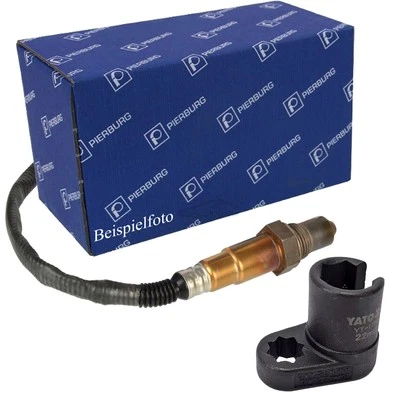 Sonda lambda Pierburg 1 pin 400 mm + dado 22 mm per Subaru Justy II CARRY - Immagine 1 di 2