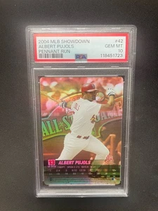 2004 MLB Showdown Albert Pujols Pennant Run All Star Game Foil #42 PSA 10 - Picture 1 of 2