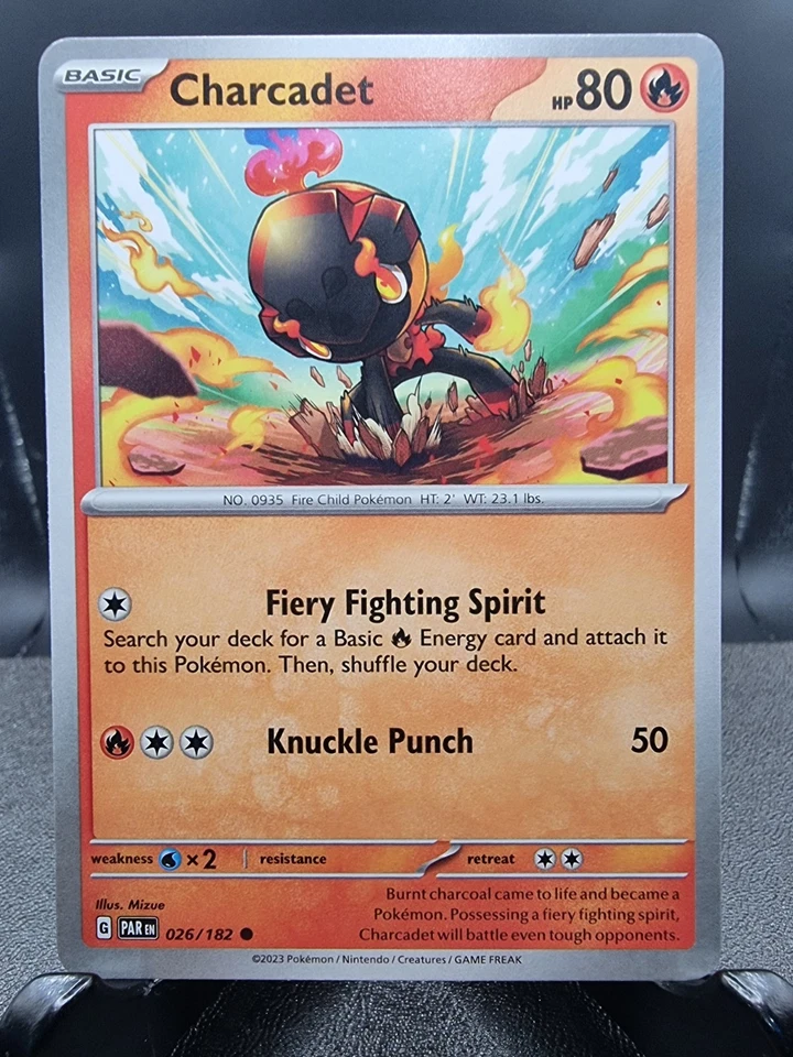 Pokemon Charcadet 026/182 Sv04: Paradox Rift Regular Pokemon Tcg - Image 1 of 1