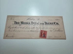 R155 - Media Title & Trust Co - Media PA - 1898 - Picture 1 of 1
